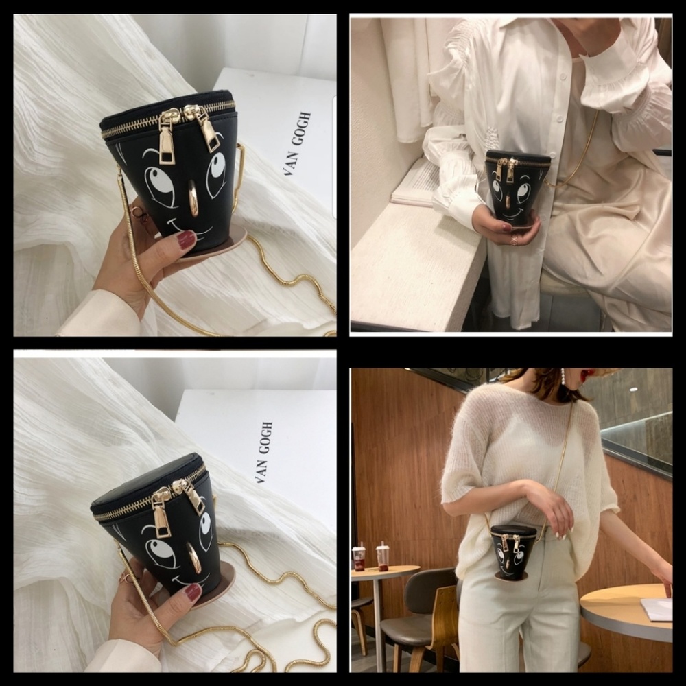 ** Cute cartoon cup purse